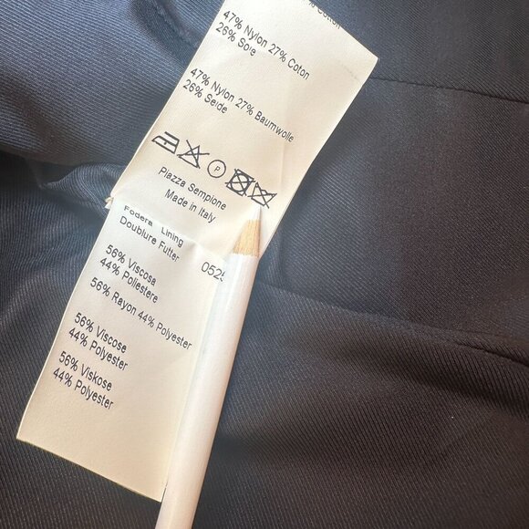 Piazza Sempione Italy Floral Jacquard Blazer Womens Button Up  Jacket Lined New - Picture 8 of 16